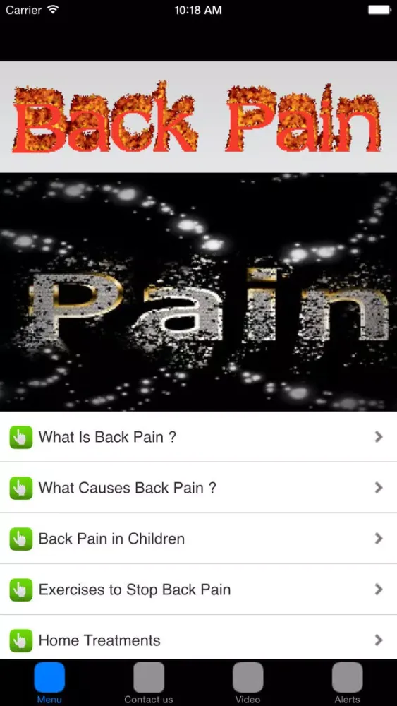 Lower Back Pain & Back Pain Treatment应用截图