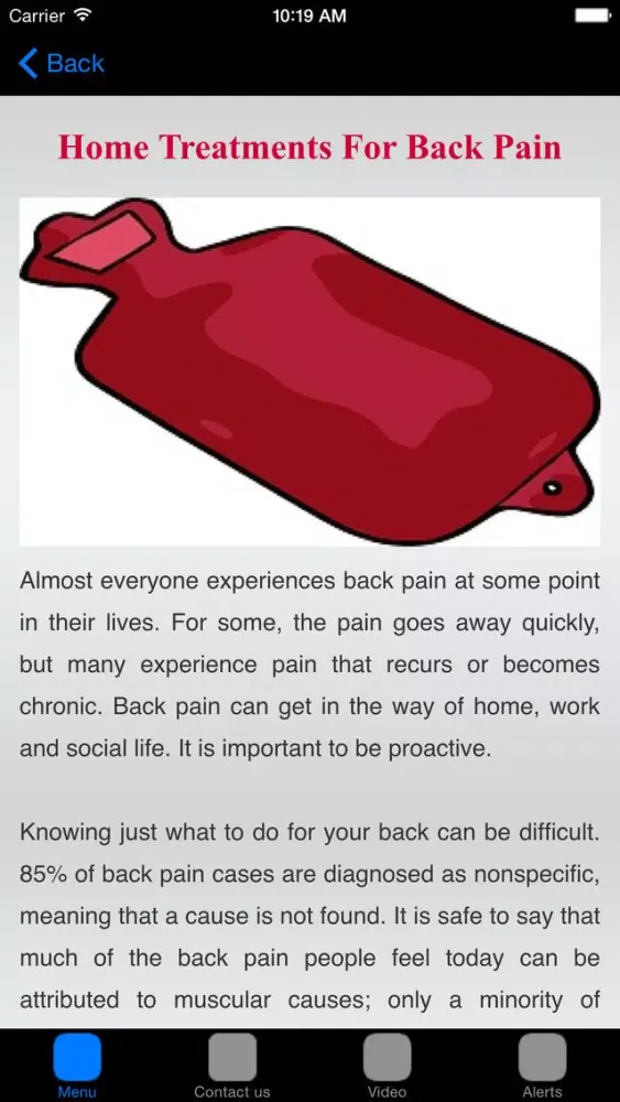 Lower Back Pain & Back Pain Treatment应用截图