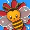 Bees Gather Honey