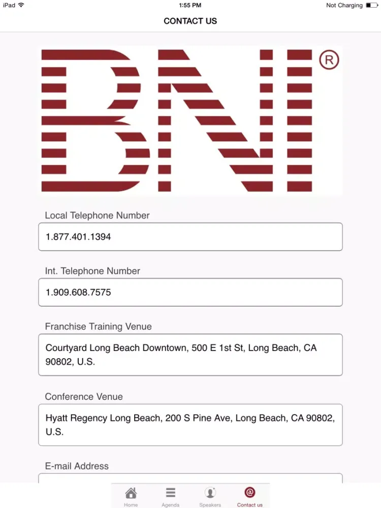 BNI Events Worldwide iPad  سکرین شاٹس