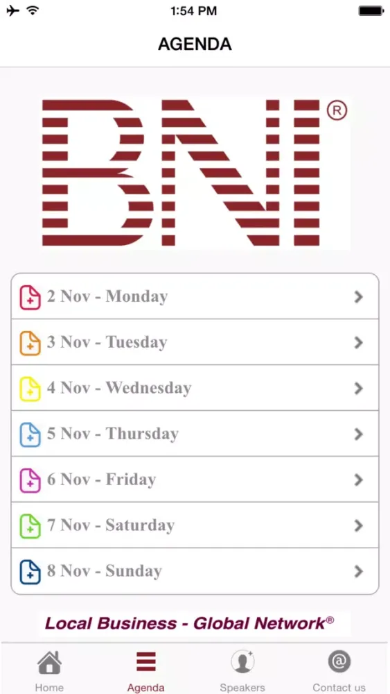 BNI Events Worldwide سکرین شاٹس