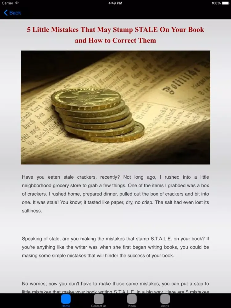 Screenshot di How To Write A Book & How To Publish A Book iPad 