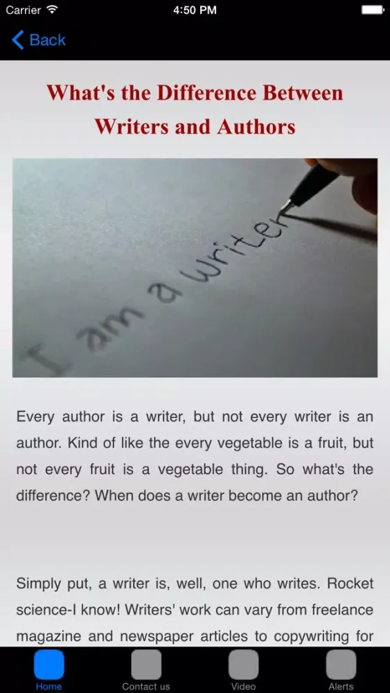 Screenshot di How To Write A Book & How To Publish A Book