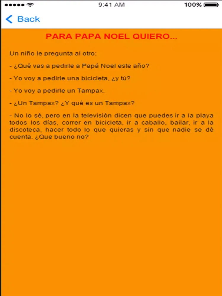 Chistes De Niños Buenos Y Gratis iPad  Screenshots
