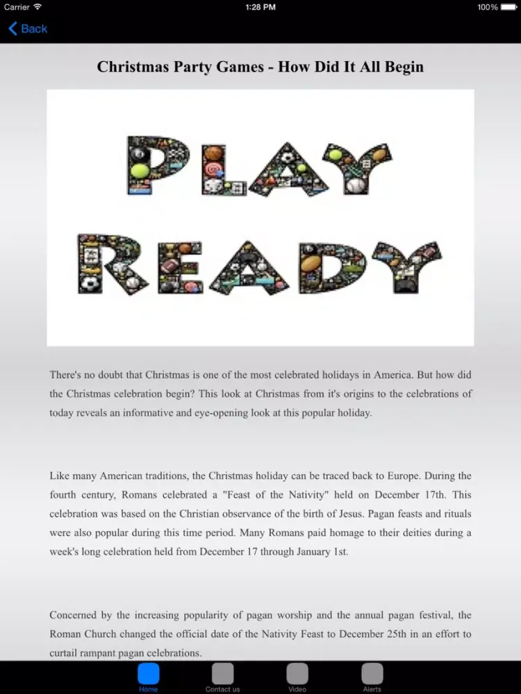 Christmas Party Games : Ideas For All iPad  Screenshots