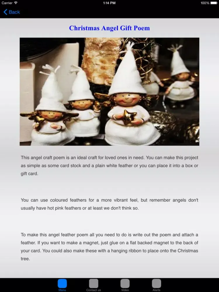 Captures d'écran de Free Christmas Poems For Kids And All iPad 