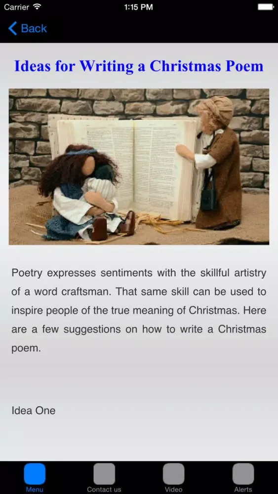 Captures d'écran de Free Christmas Poems For Kids And All