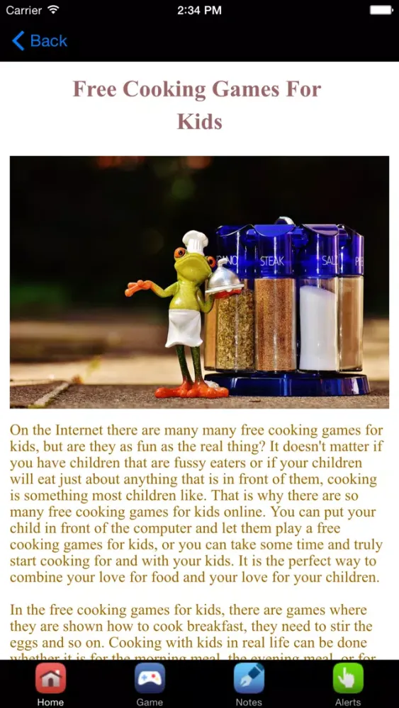 Zrzuty ekranu Free Cooking Games # Cooking Games for All