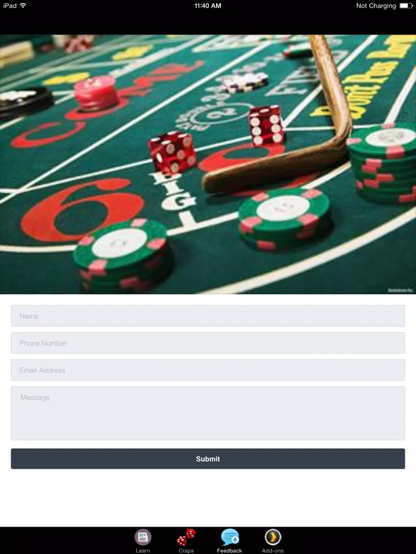 Craps - A Beginners Guide to Craps iPad  स्क्रीनशॉट