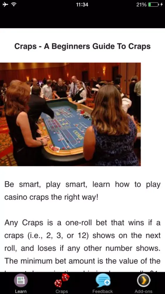 Craps - A Beginners Guide to Craps應用截圖