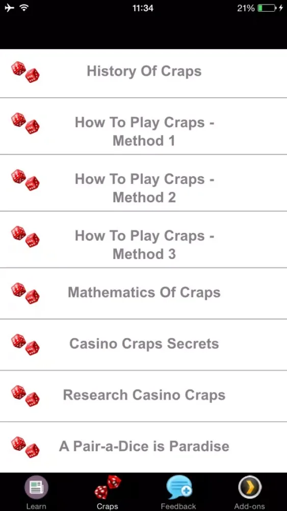 Craps - A Beginners Guide to Craps應用截圖