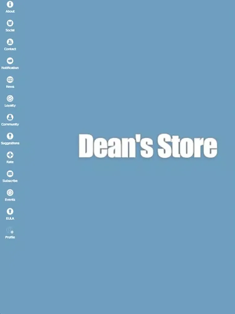Dean's Store iPad  Screenshots