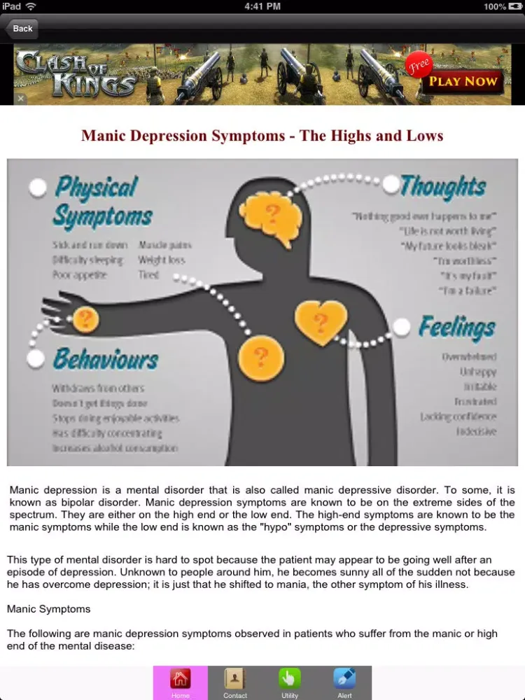 Depression to Happiness iPad  스크린샷