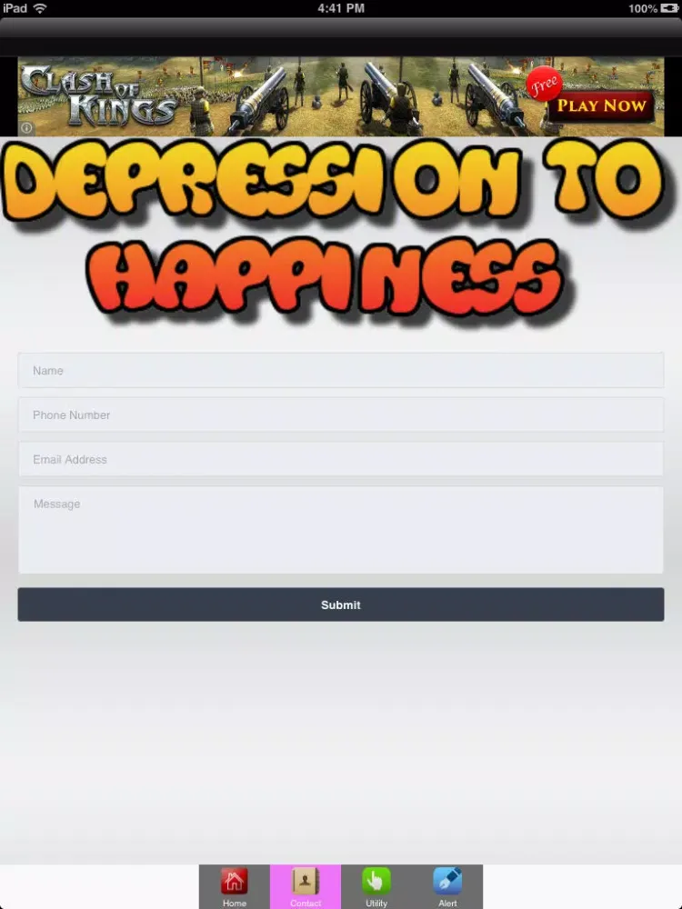 Depression to Happiness iPad  스크린샷