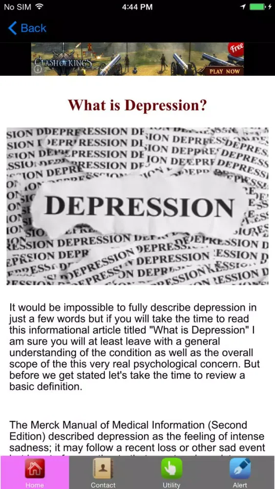 Depression to Happiness 스크린샷