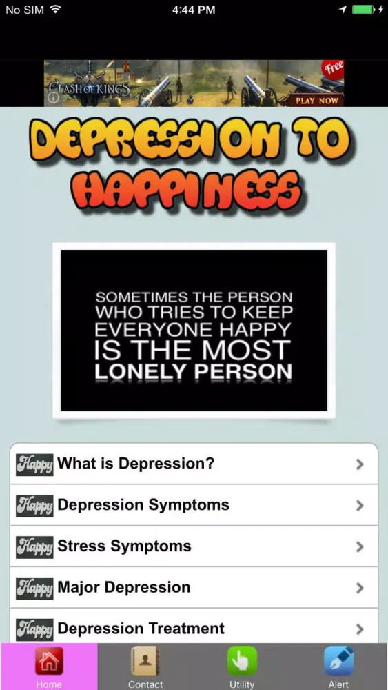 Depression to Happiness 스크린샷