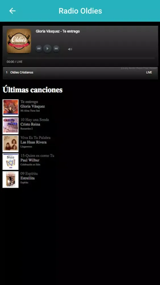 Ảnh chụp màn hình của Devoción Radio Cristiana