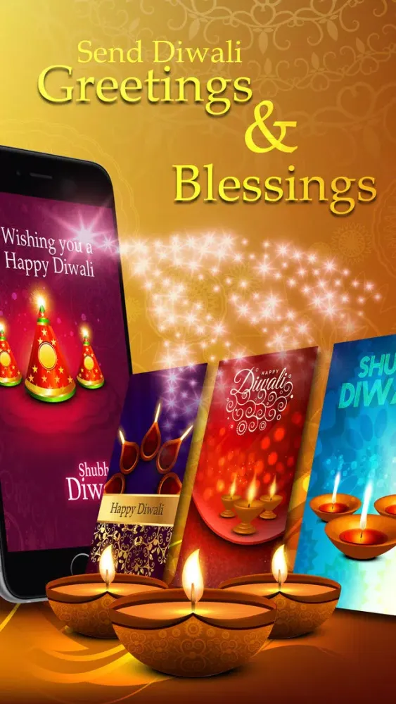 Diwali Greeting Cards+ স্ক্রিনশট