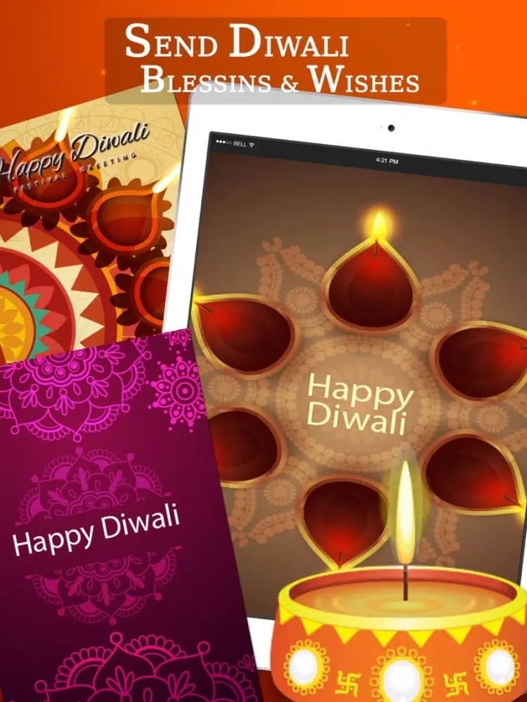 Captures d'écran de Diwali Photo Frames+ iPad 