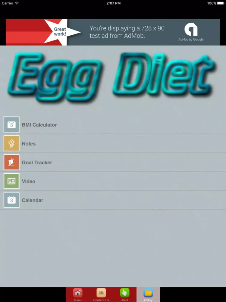 Tangkapan skrin Egg Diet For Weight Loss Plan iPad 