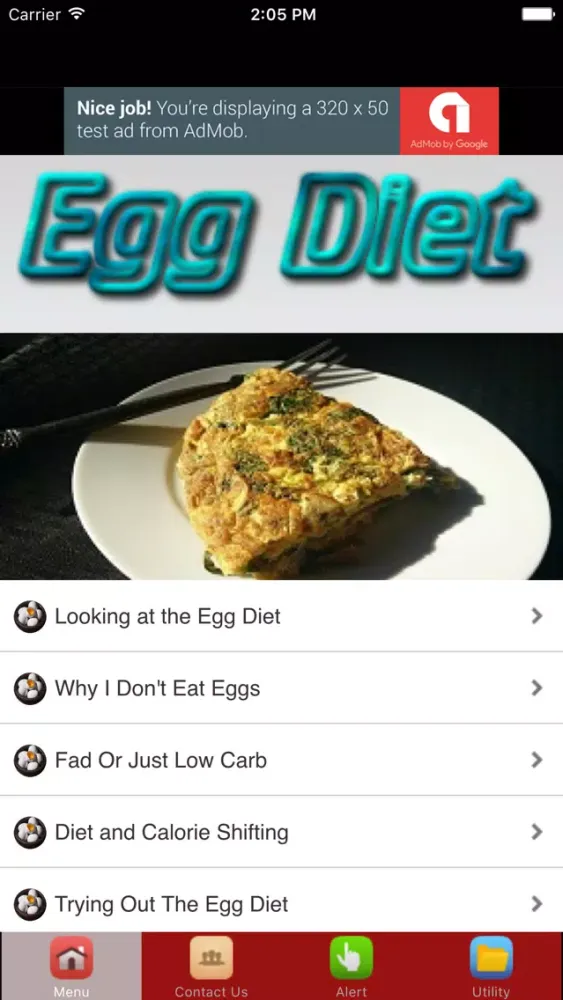 Tangkapan skrin Egg Diet For Weight Loss Plan