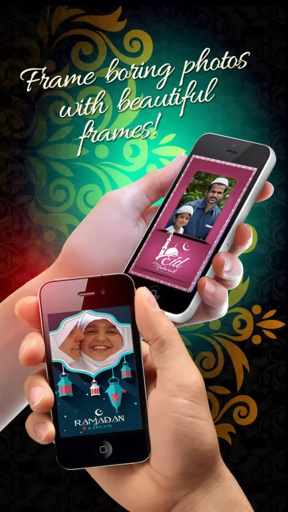 Capturas de tela do EID Mubarak Photo Frames LITE