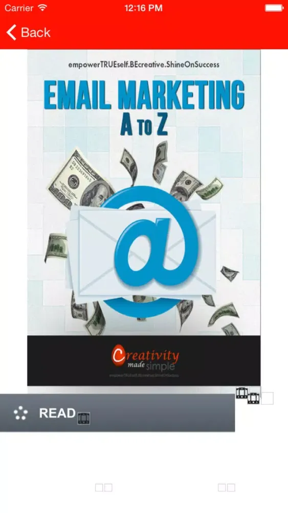 Captures d'écran de Email Marketing A to Z ebook
