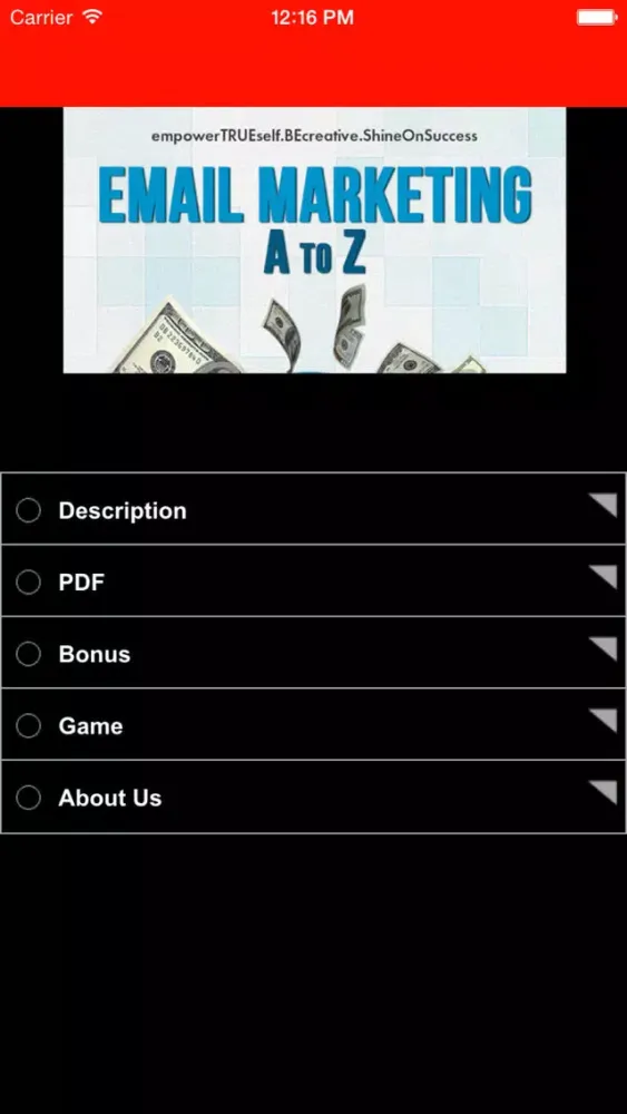 Captures d'écran de Email Marketing A to Z ebook