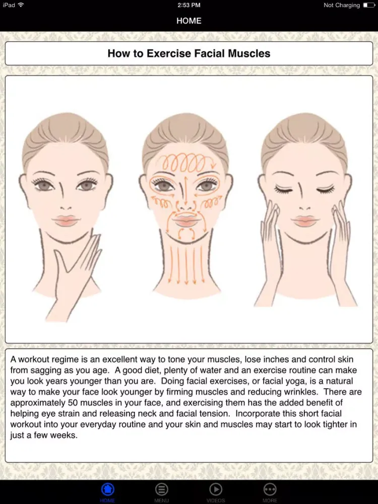 How To Exercise Facial Muscles - Make Your Face Younger iPad  Ekran Görüntüleri