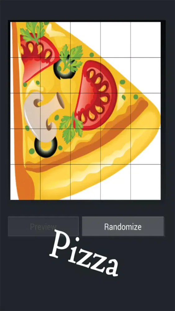 Ảnh chụp màn hình của Fast Food Sliding Puzzle Game