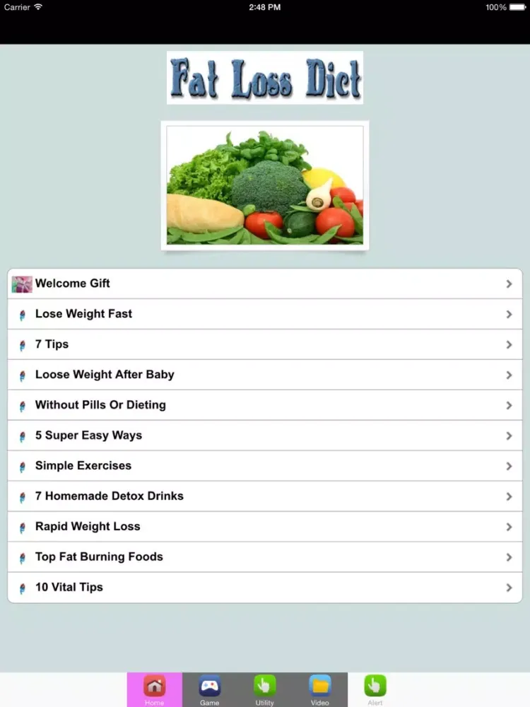 Fat Loss With Low Carb Diet To Lose Weight iPad  سکرین شاٹس