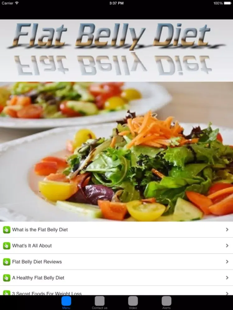 Flat Belly Diet & Fat Burning Foods For Flat Tummy iPad  سکرین شاٹس