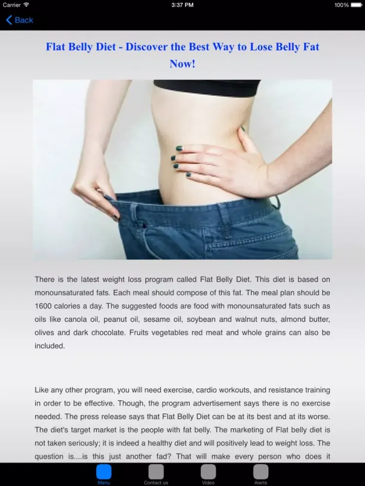 Flat Belly Diet & Fat Burning Foods For Flat Tummy iPad  سکرین شاٹس