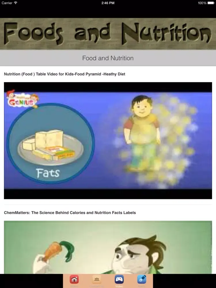 Healthy Food & Nutrition For Body iPad  Screenshots