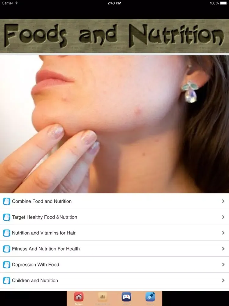 Healthy Food & Nutrition For Body iPad  Screenshots