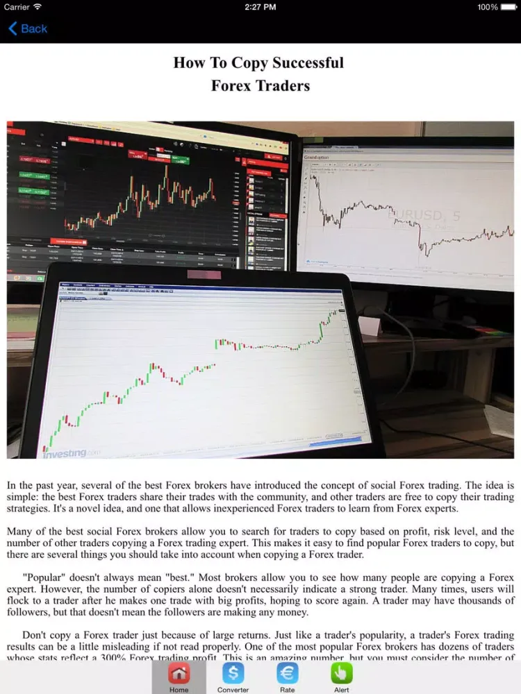 Capturas de tela do Forex Trader Tips & Forex Trading Strategies iPad 