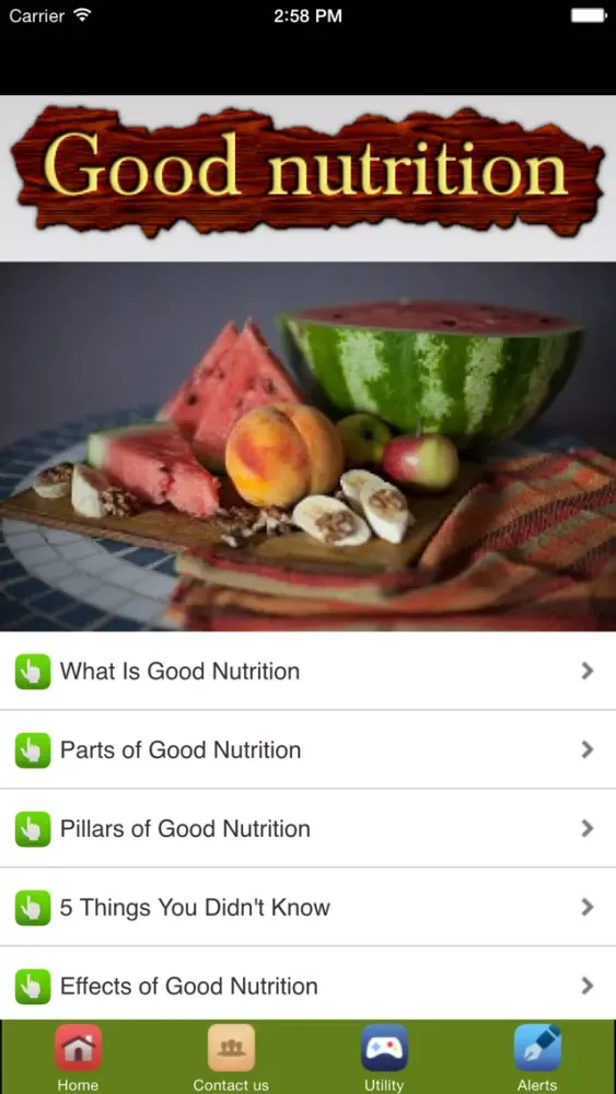 Capturas de pantalla de Good Nutrition - Healthy Eating Guidelines