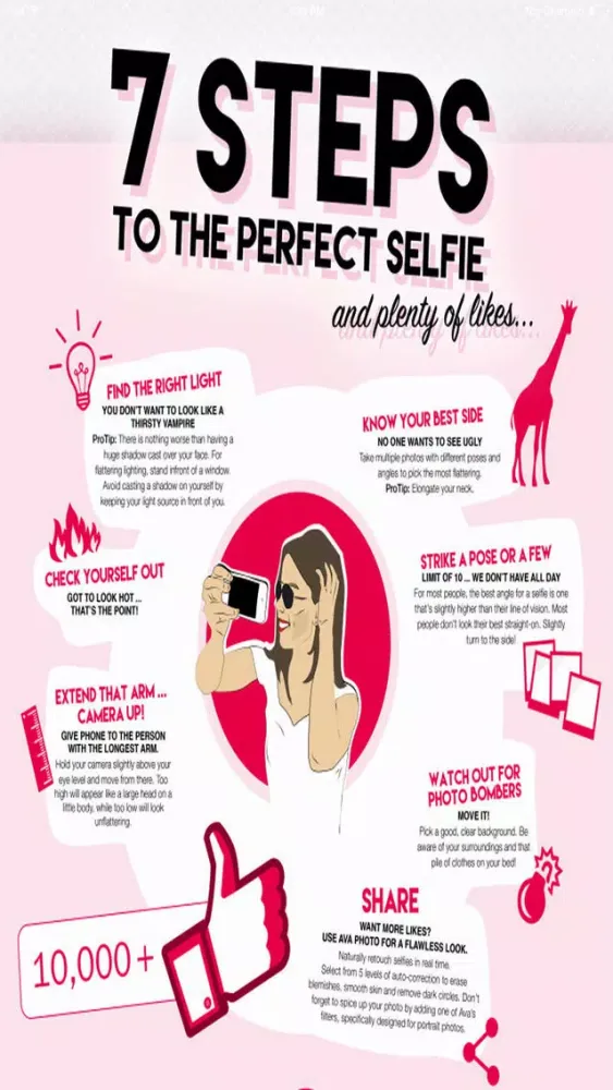 How To Take Good Selfies That Rocks - Easy Guide & Tips To Learn To Be Best Photogenic. Screenshots