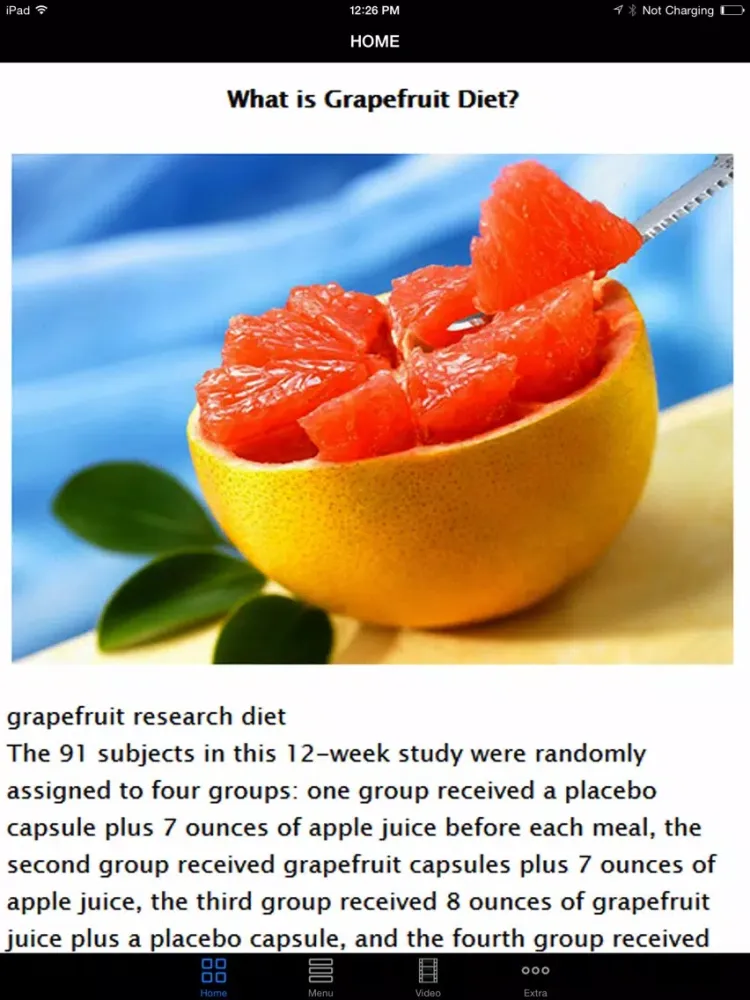 Easy Grapefruit Diet Plan - Best Healthy Weight Loss Diet Guide & Tips For Beginners, Start Today! iPad  سکرین شاٹس
