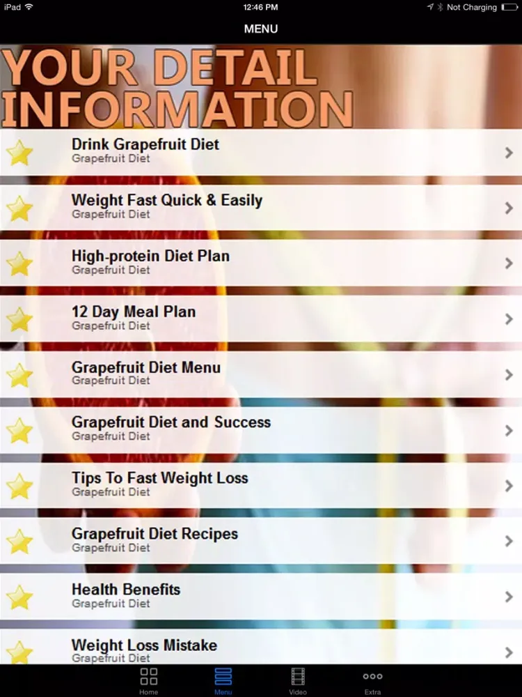 Easy Grapefruit Diet Plan - Best Healthy Weight Loss Diet Guide & Tips For Beginners, Start Today! iPad  سکرین شاٹس