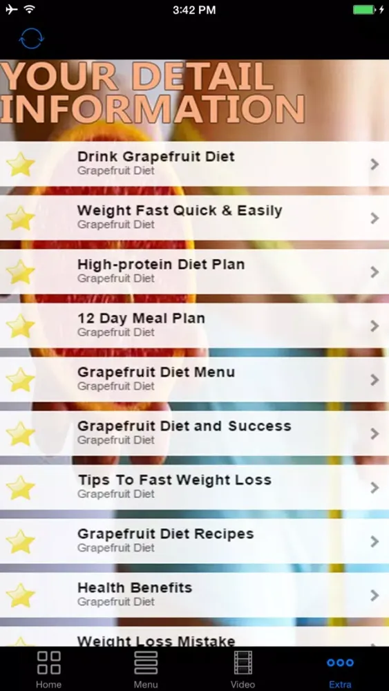 Easy Grapefruit Diet Plan - Best Healthy Weight Loss Diet Guide & Tips For Beginners, Start Today! سکرین شاٹس
