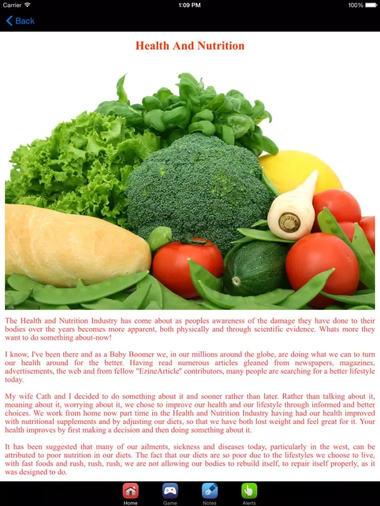 صور Nutrition App For Healthy Food And Diet Plans iPad 