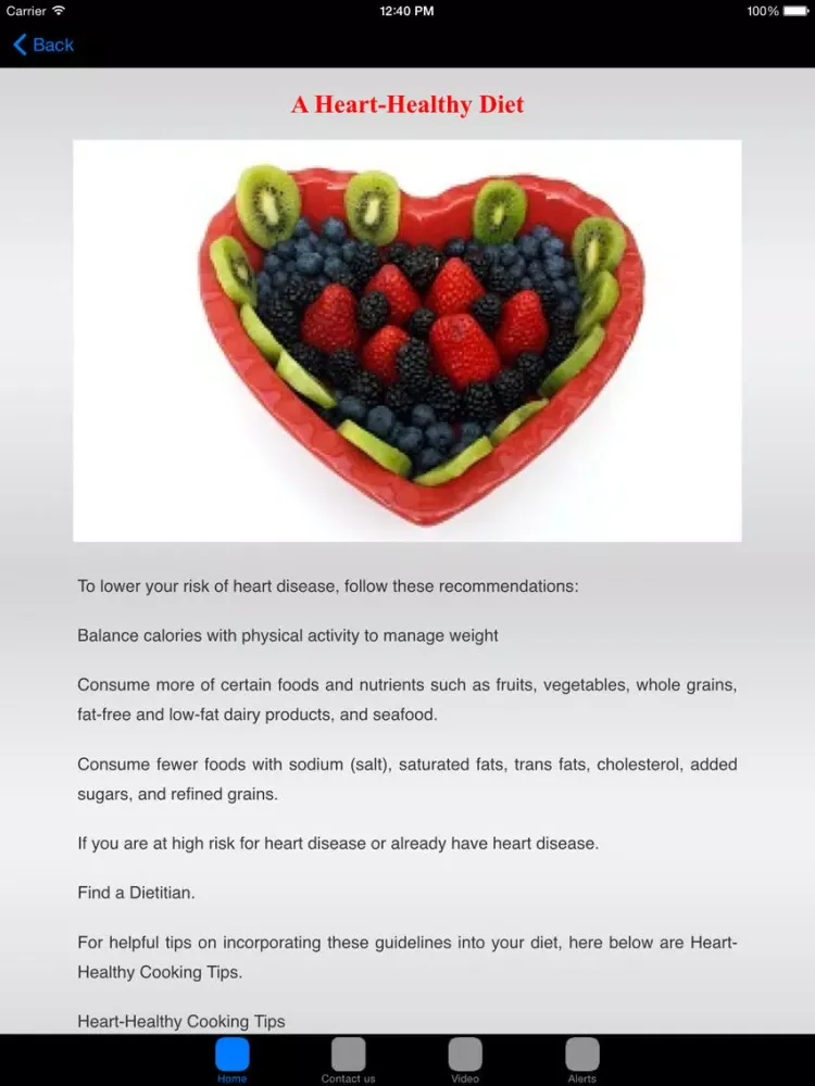 Capturas de pantalla de Free Recipes - Heart Healthy Recipes iPad 