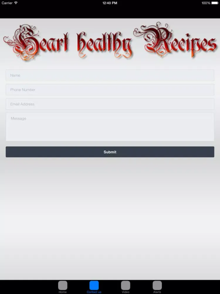 Capturas de pantalla de Free Recipes - Heart Healthy Recipes iPad 