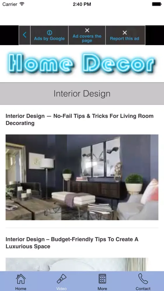 Capturas de pantalla de Home Decorating and Interior Ideas