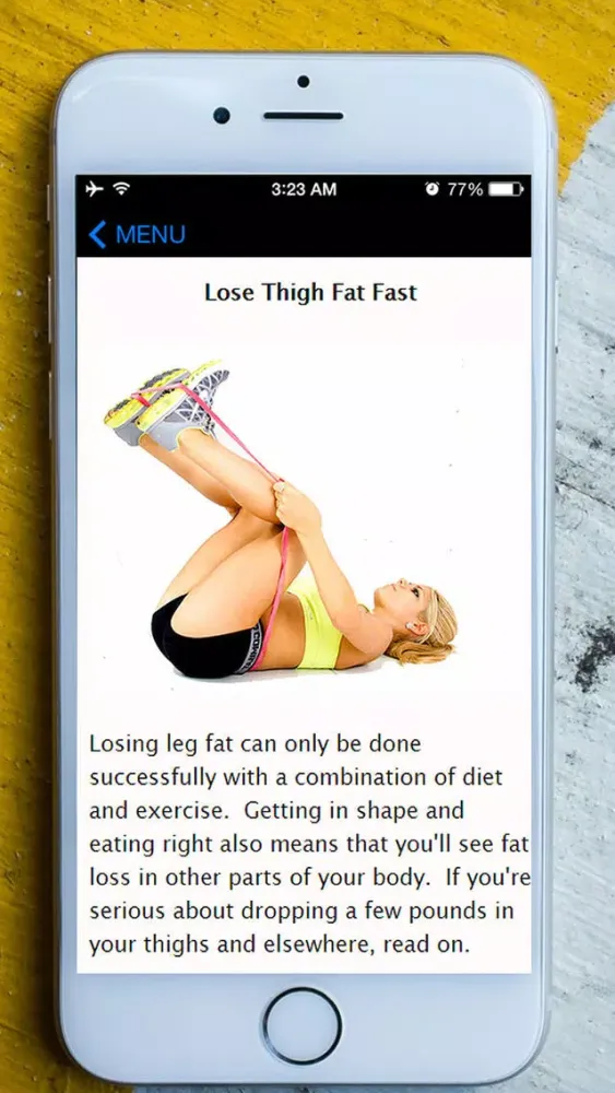 Best Way To Lose Leg & Thigh Fat - Fast & Easy Fat Loss Diet Workouts & Meal Plans For Beginners Screenshots