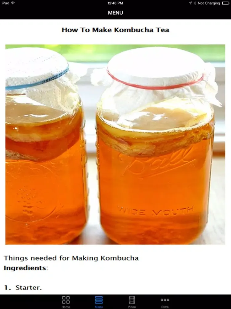Easy Kombucha Tea - Best Guide To Start Kombucha Health Brewing For Beginners iPad  スクリーンショット