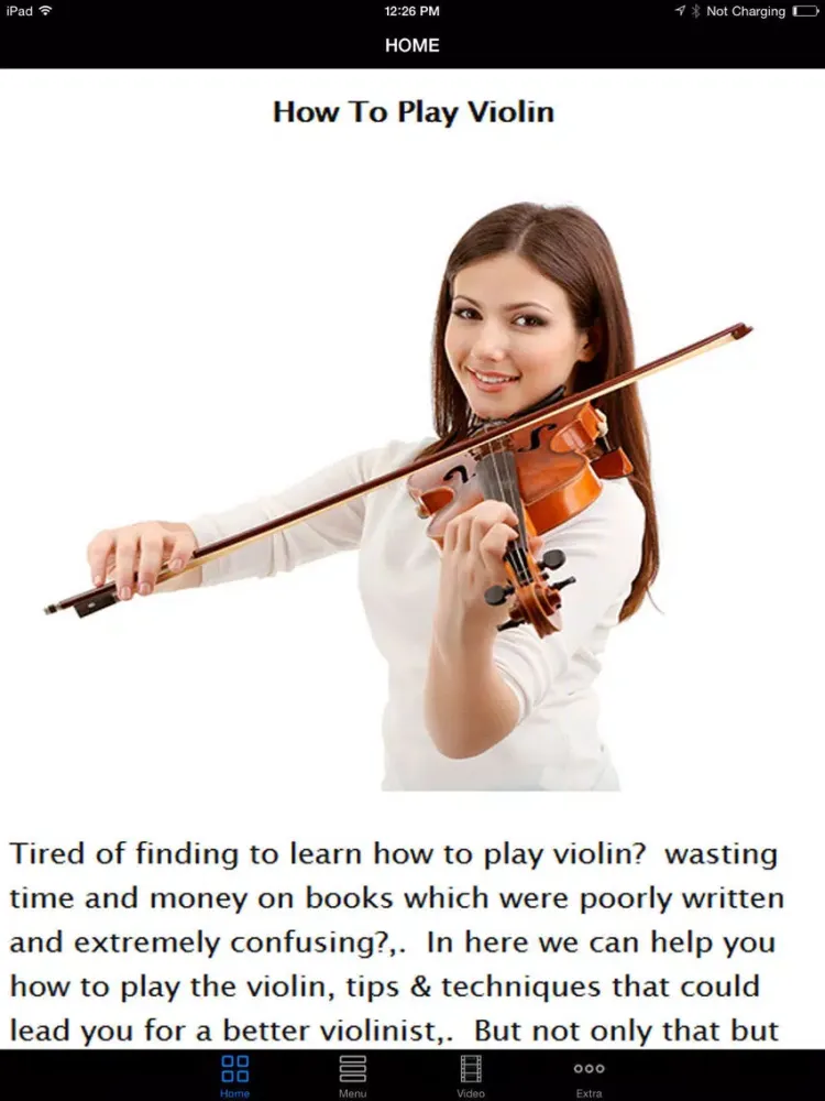 Easy Play Violin Instructional Videos - Best Beginner's Guide To Learn The Basic To Advance, Start Today iPad 應用截圖