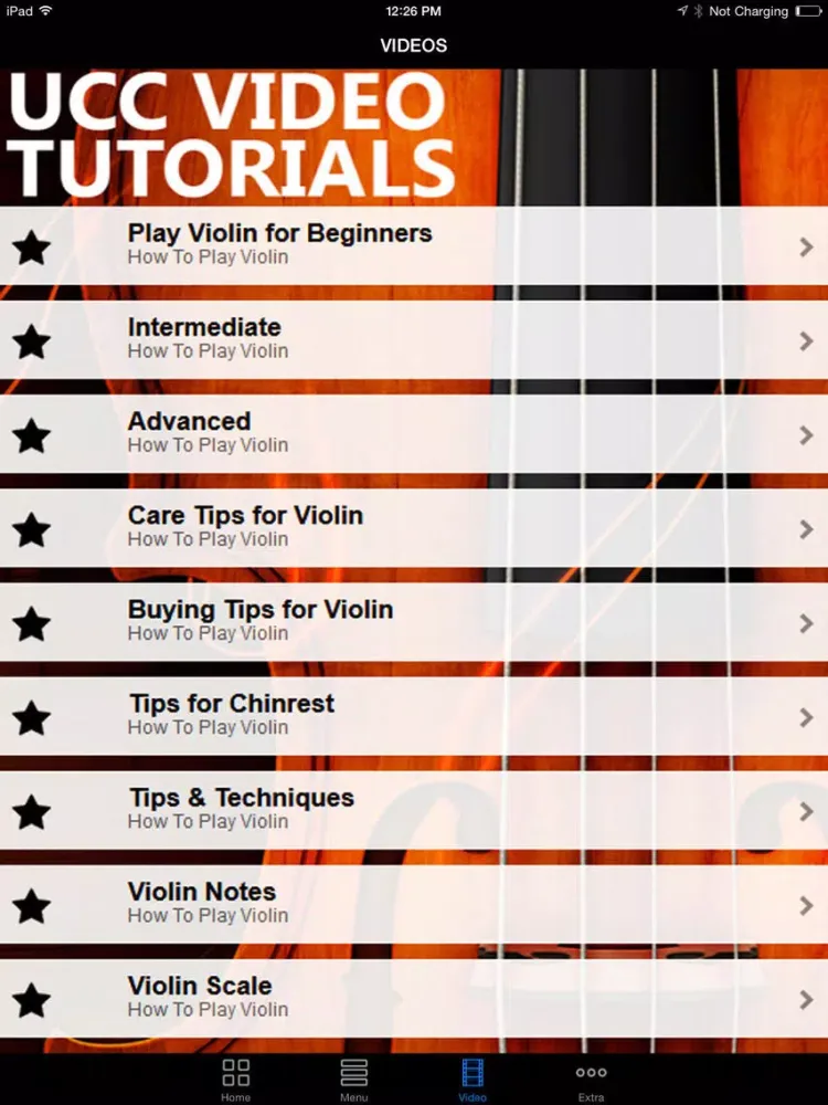 Easy Play Violin Instructional Videos - Best Beginner's Guide To Learn The Basic To Advance, Start Today iPad 應用截圖
