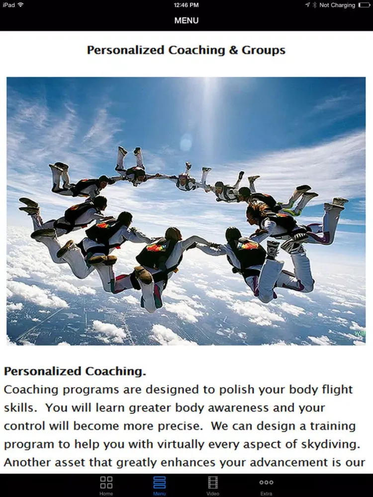 Easy SkyDive - Best Skydiving Lessons Videos For Beginners iPad  스크린샷